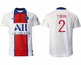2020-21 Paris Saint Germain 2 T.SILVA Away Thailand Soccer Jersey,baseball caps,new era cap wholesale,wholesale hats